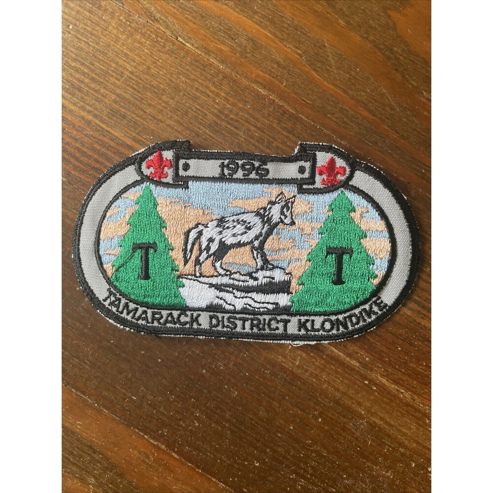1996 Tamarack Klondike Derby Patch BSA Boy Scouts NJ State New Jersey Merged